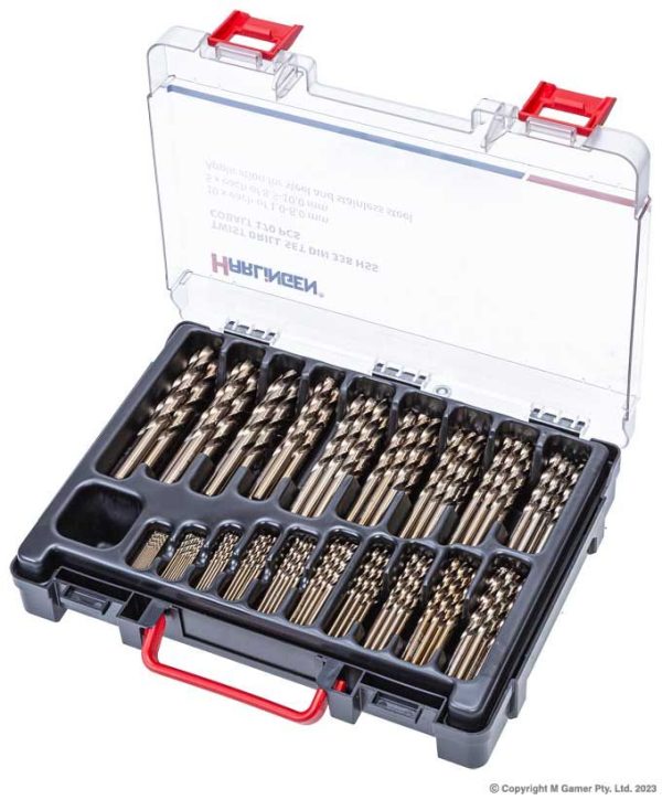 Harlingen - 170 Piece Cobalt/HSS Twist Drill Set