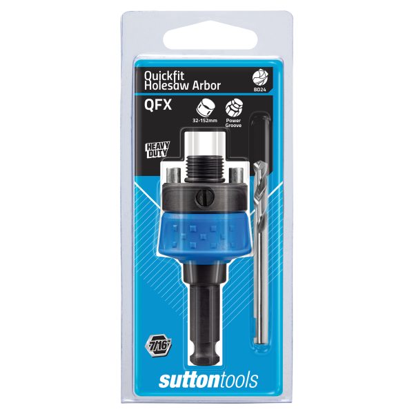 HOLESAW H103 QFX ARBOR Quick Fit 5/8UNF suit 32 to 152mm