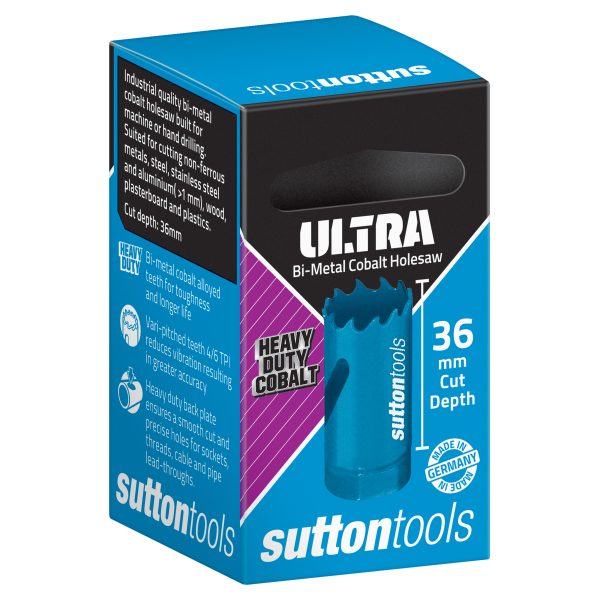 HOLESAW BIMETAL H105 ULTRA 35mm (1-3/8") BOXED Co8
