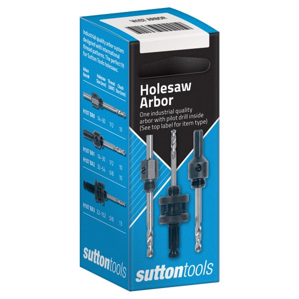 HOLESAW H107 BA1 ARBOR Suits 14 - 30mm diameters