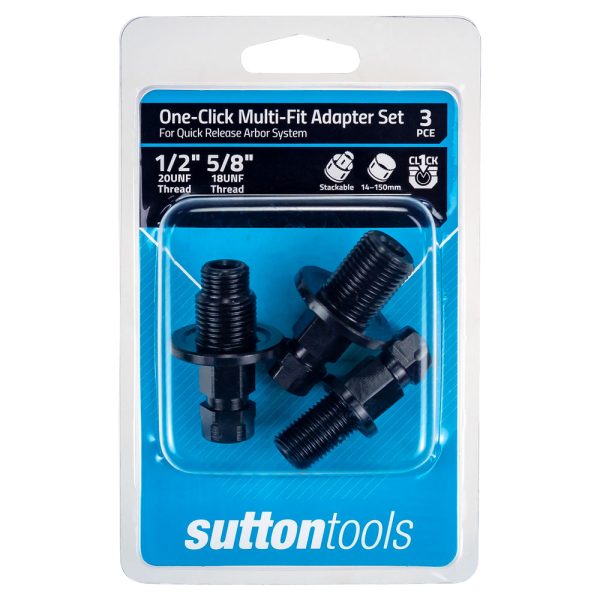 Adapterset Hole Extension H122 1/2"+1/2" & 5/8"+5/8" (3pcs)