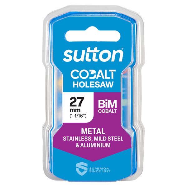 HOLESAW H125 BI-METAL COBALT M42 27MM (1-1/16) WHITE