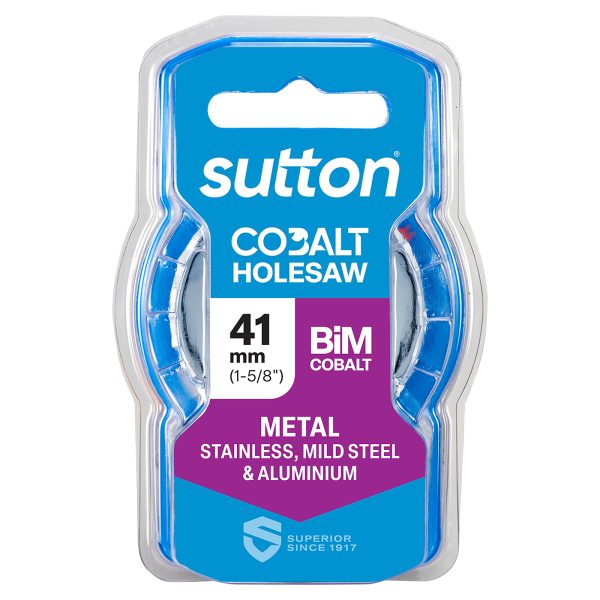 HOLESAW H125 BI-METAL COBALT M42 41MM (1-5/8) WHITE