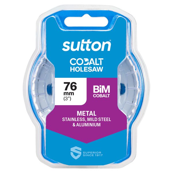 HOLESAW H125 BI-METAL COBALT M42 76MM (3) WHITE