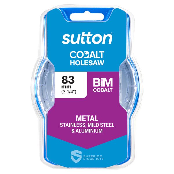 HOLESAW H125 BI-METAL COBALT M42 83MM (3-1/4) WHITE