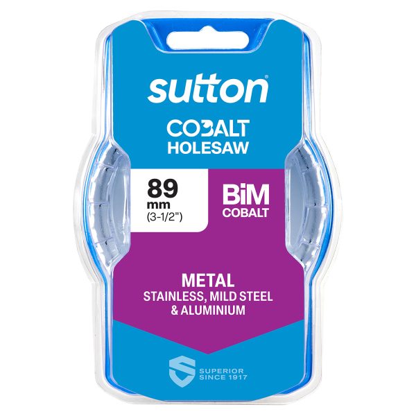 HOLESAW H125 BI-METAL COBALT M42 89MM (3-1/2) WHITE