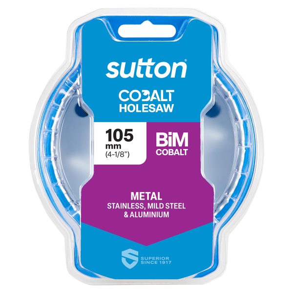 HOLESAW H125 BI-METAL COBALT M42 105MM (4-1/8) WHITE