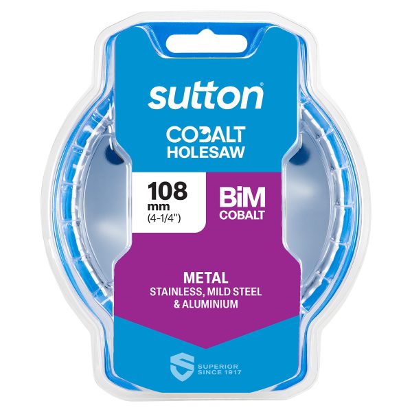 HOLESAW H125 BI-METAL COBALT M42 108MM (4-1/4) WHITE