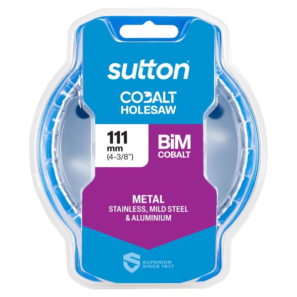 HOLESAW H125 BI-METAL COBALT M42 111MM (4-3/8) WHITE