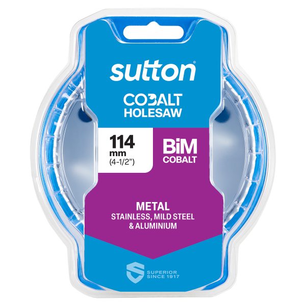 HOLESAW H125 BI-METAL COBALT M42 114MM (4-1/2) WHITE