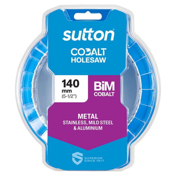HOLESAW H125 BI-METAL COBALT M42 140MM (5-1/2) WHITE