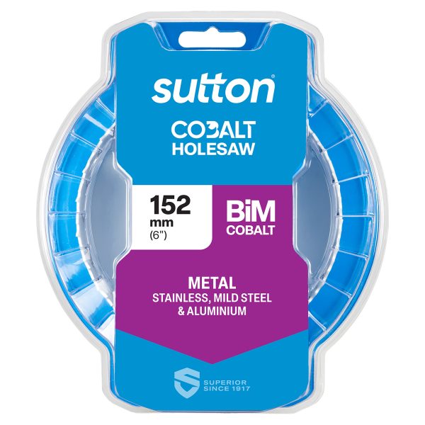 HOLESAW H125 BI-METAL COBALT M42 152MM (6) WHITE