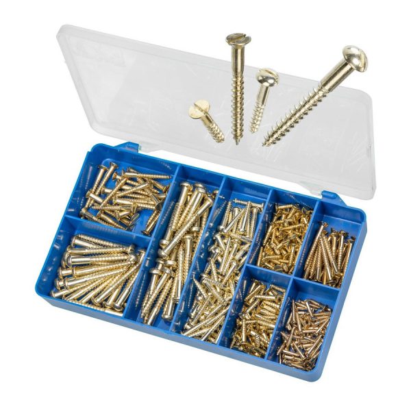 Torres Brass Plated Wood Screws