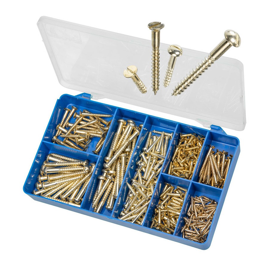 Torres Brass Plated Wood Screws
