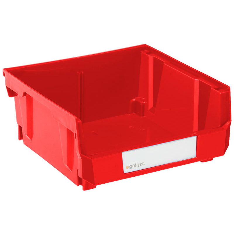 Geiger - Medium HB Series Duplex Bin - Red