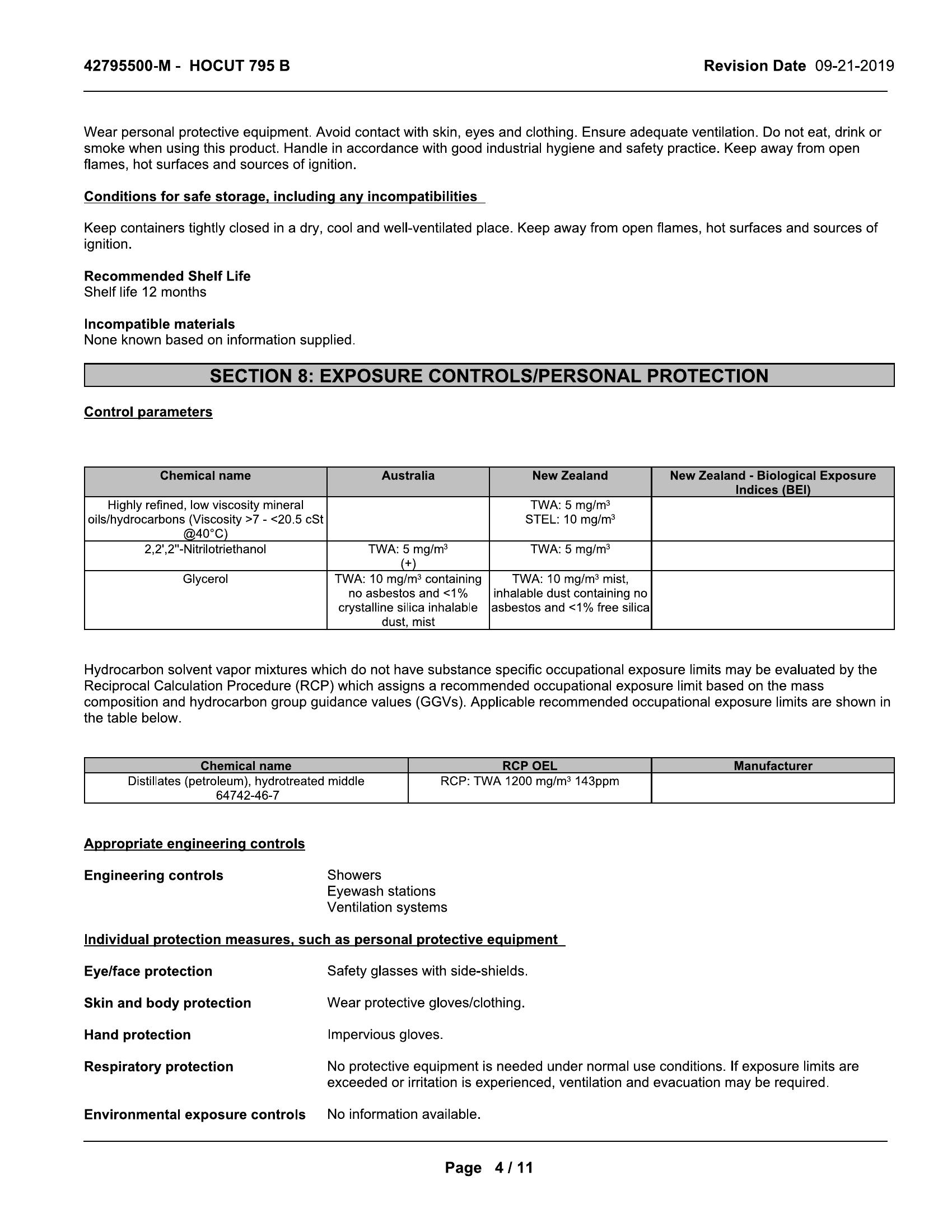 Quaker Houghton HOCUT 767B 20lt pail Coolant - Image 5