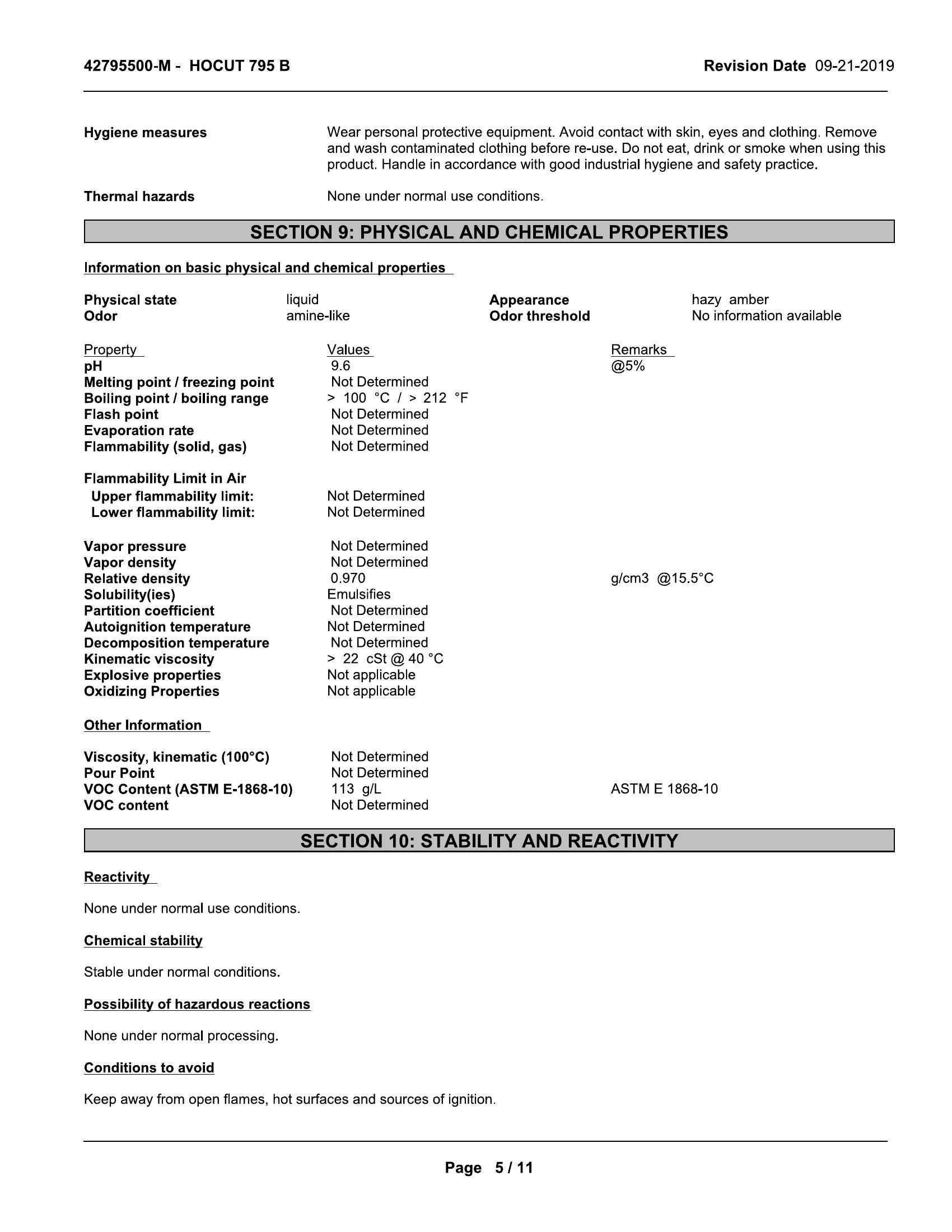 Quaker Houghton HOCUT 795B 20lt Coolant pail - Image 6