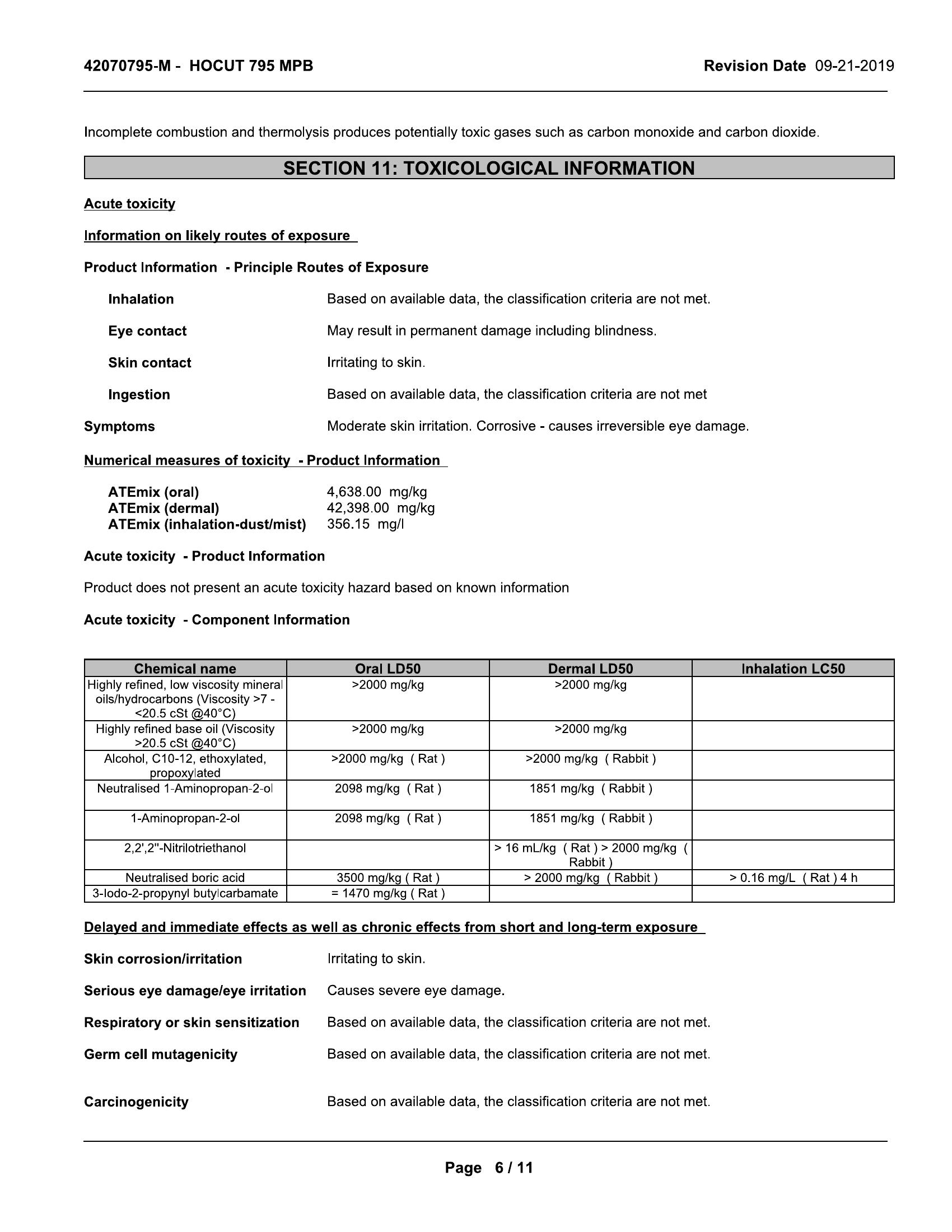 Quaker Houghton HOCUT 795MP-B 205lt drum Semi synthetic Coolant - Image 7