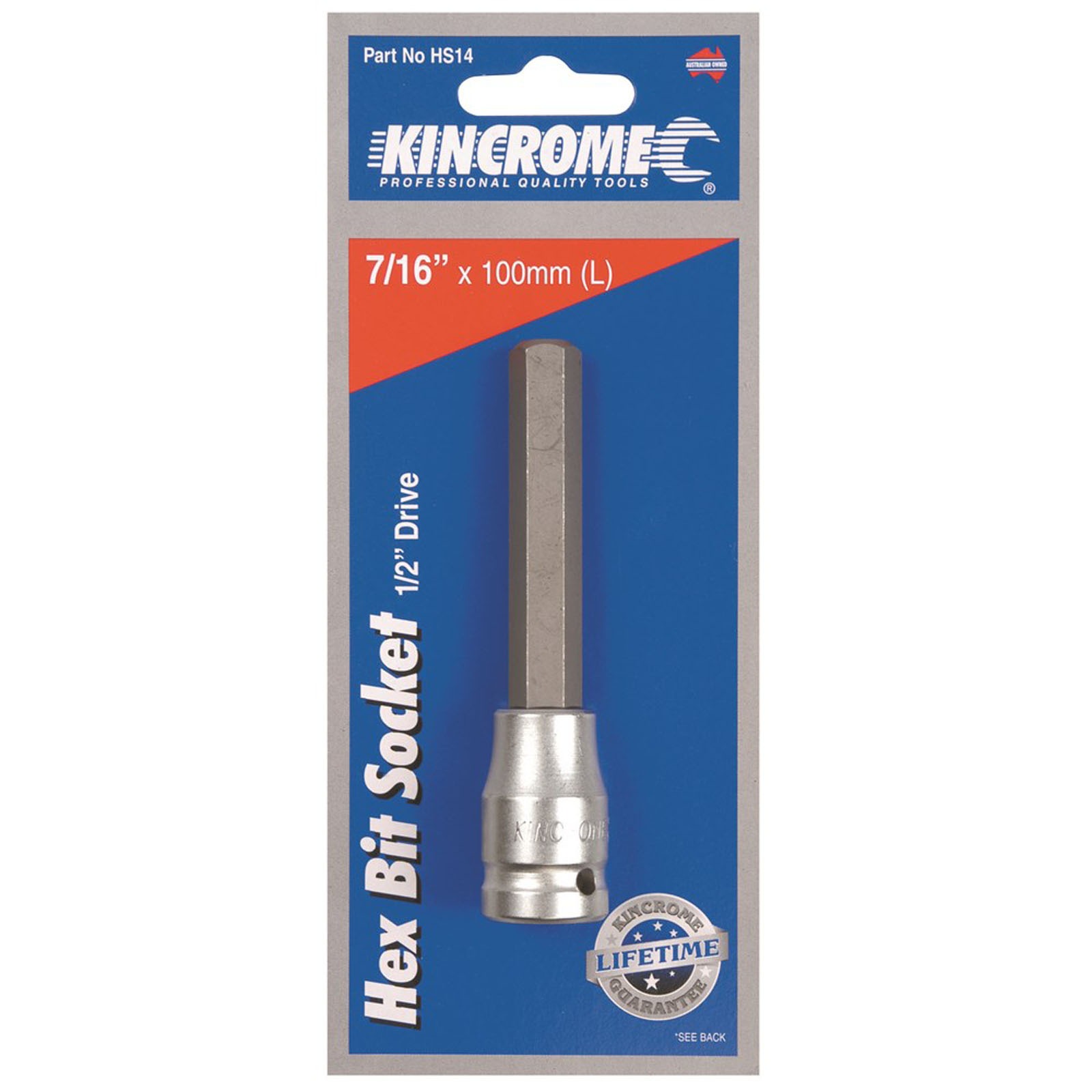KINCROME HS14 SOCKET HEX BIT AF 7/16-100MM(L - Image 2