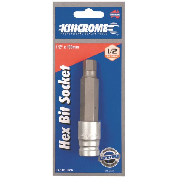 KINCROME HS16 SOCKET HEX BIT AF 1/2-100MM(L) - Image 2