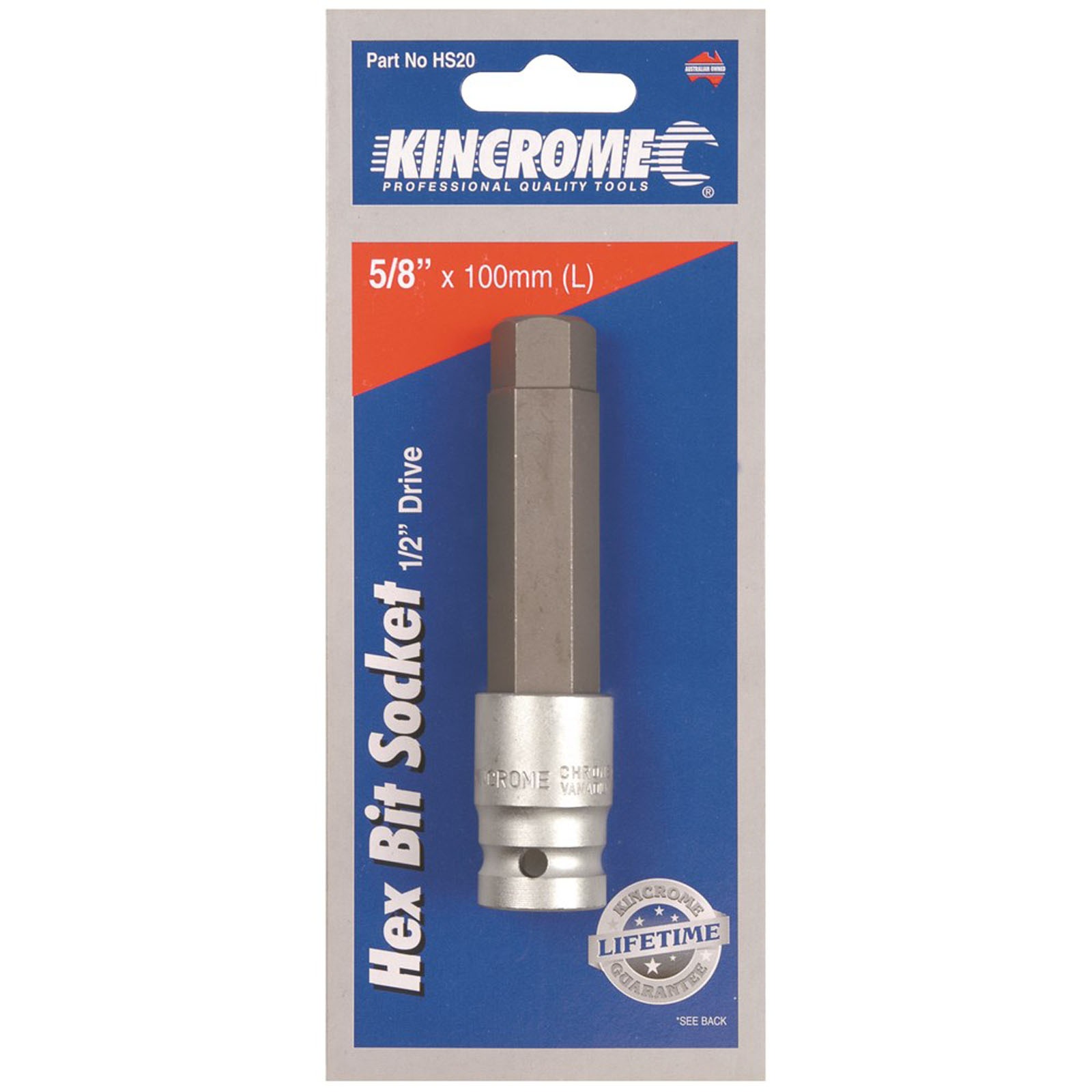 KINCROME HS20 SOCKET HEX BIT AF 5/8-100MM(L) - Image 2