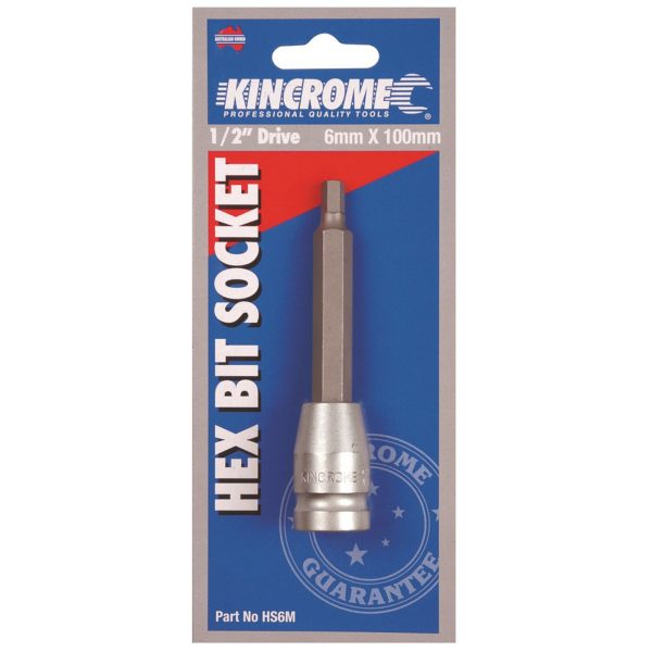 KINCROME HS6M SOCKET HEX BIT 6MM-100MM(L) - Image 3
