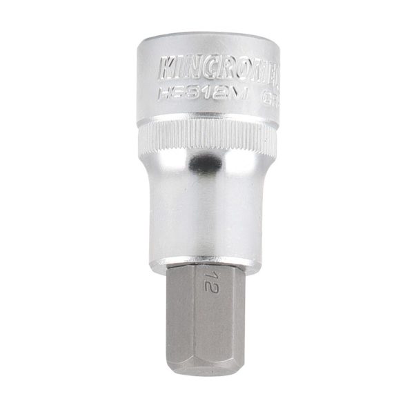 KINCROME HSS12M SOCKET HEX BIT 12MM-55MM(L)