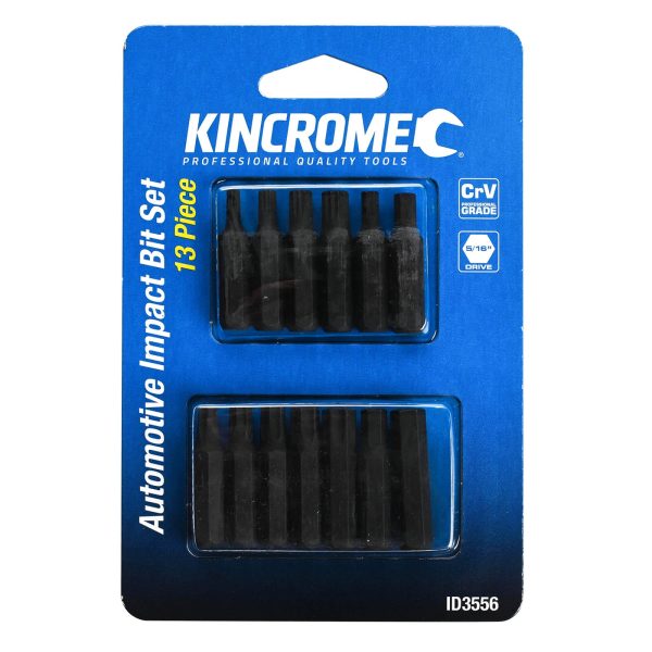 KINCROME ID3556 AUTOMOTIVE IMPACT BITS 13 PCE