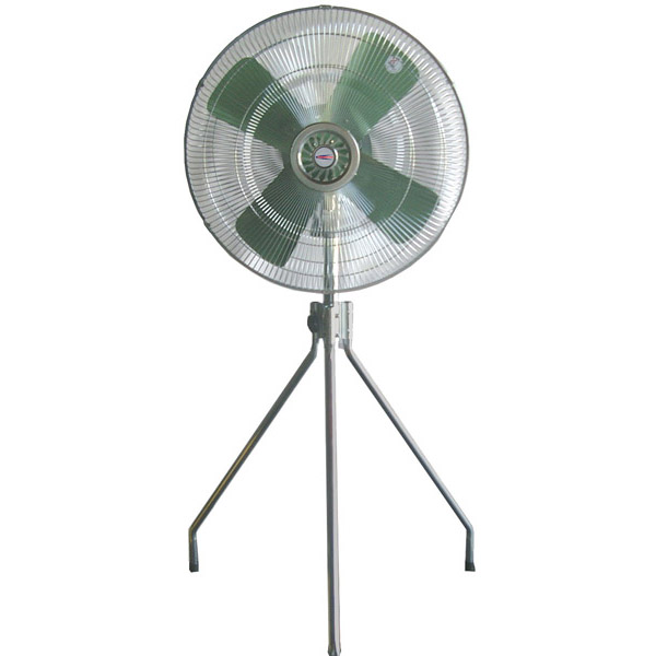 TRADEMASTER H.D. INDUSTRIAL FAN, 24", 1 SPEED, OSCILLATING, PEDESTAL