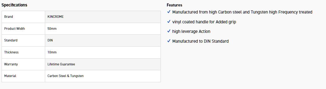 KINCROME K040036 PLIER COMB.H/D 175MM (7 ) - Image 4