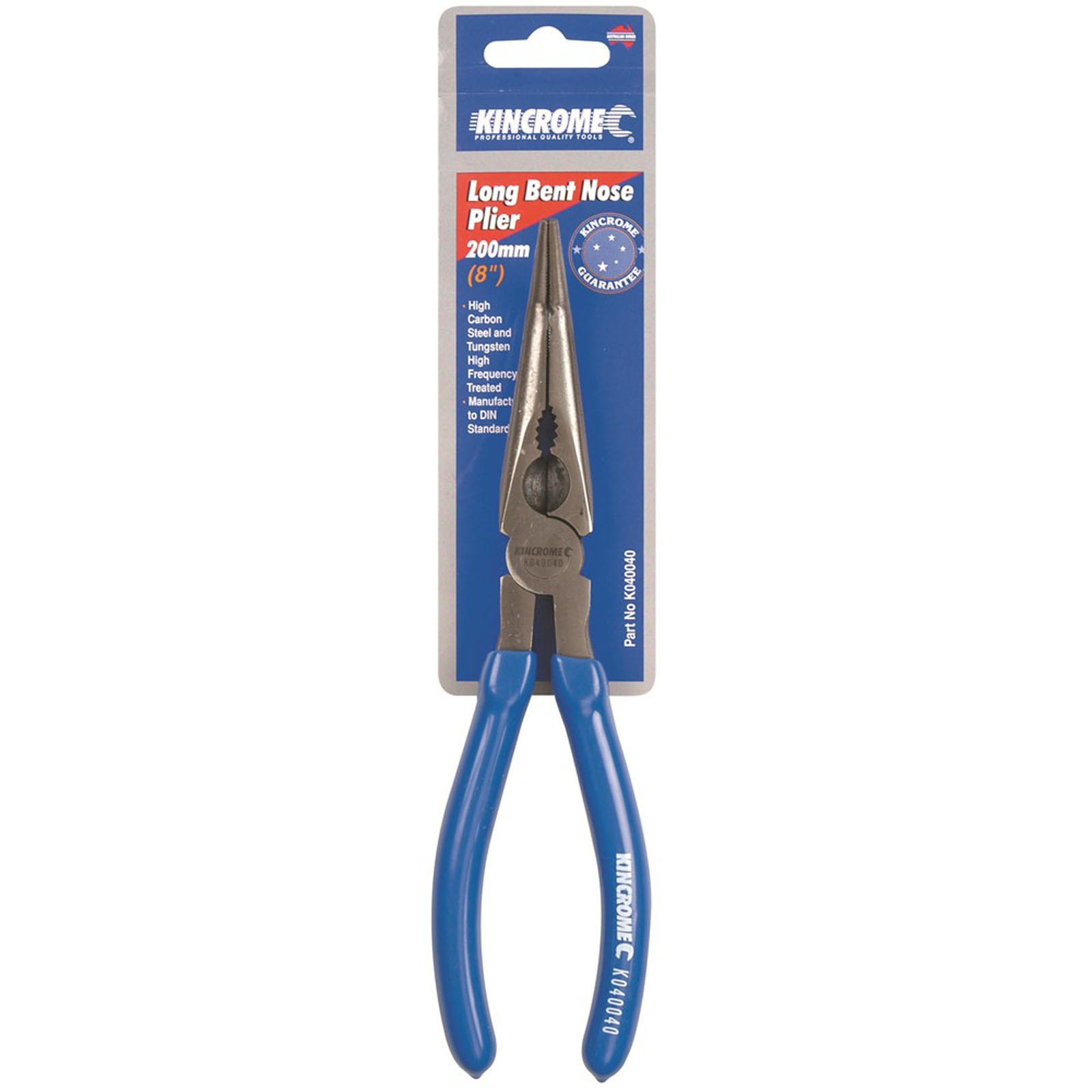 KINCROME K040040 PLIER LONG NOSE BENT 200MM - Image 2