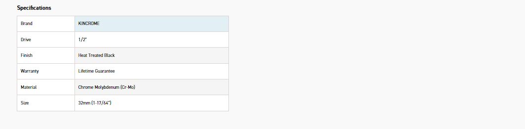 KINCROME K080012 FWD AXL NUT SKT1-17/64 32MM - Image 3