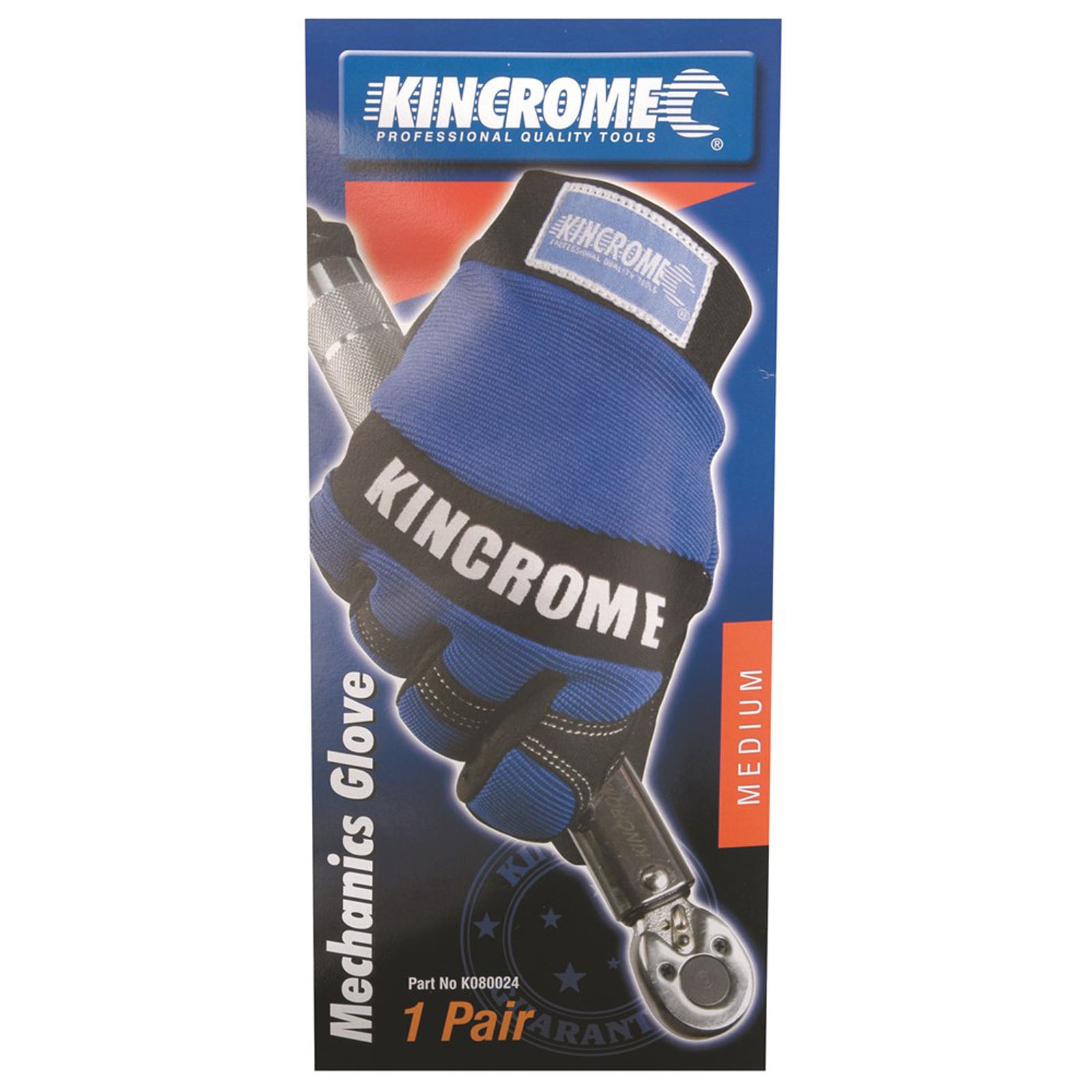 KINCROME K080024 MECHANICS GLOVES MEDIUM - Image 3