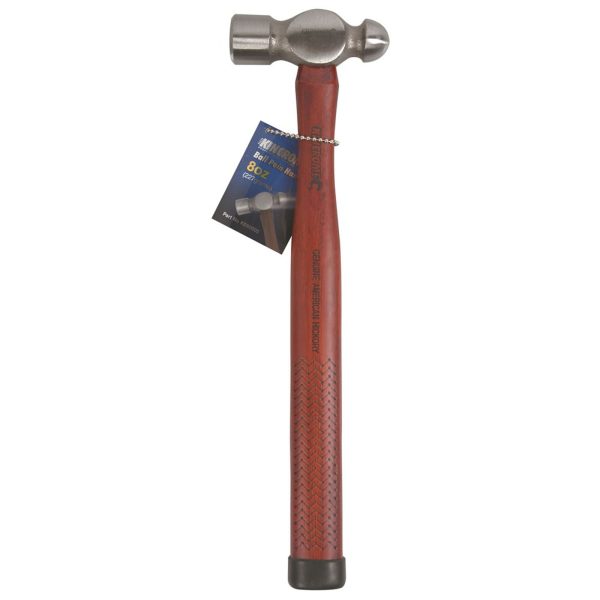 KINCROME K090005 BALL PEIN HAMMER 8OZ-HICKORY