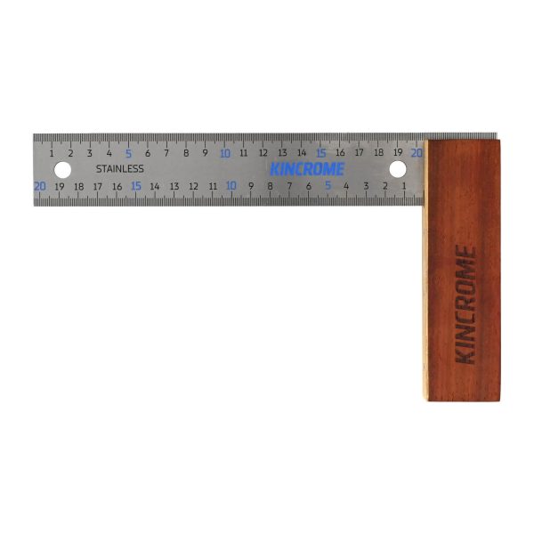 KINCROME K11072 TRY SQUARE HARDWOOD HANDLE