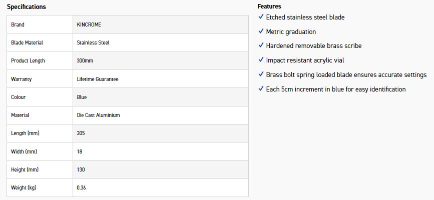 KINCROME K11178 COMBO SQUARE 300MM - Image 5
