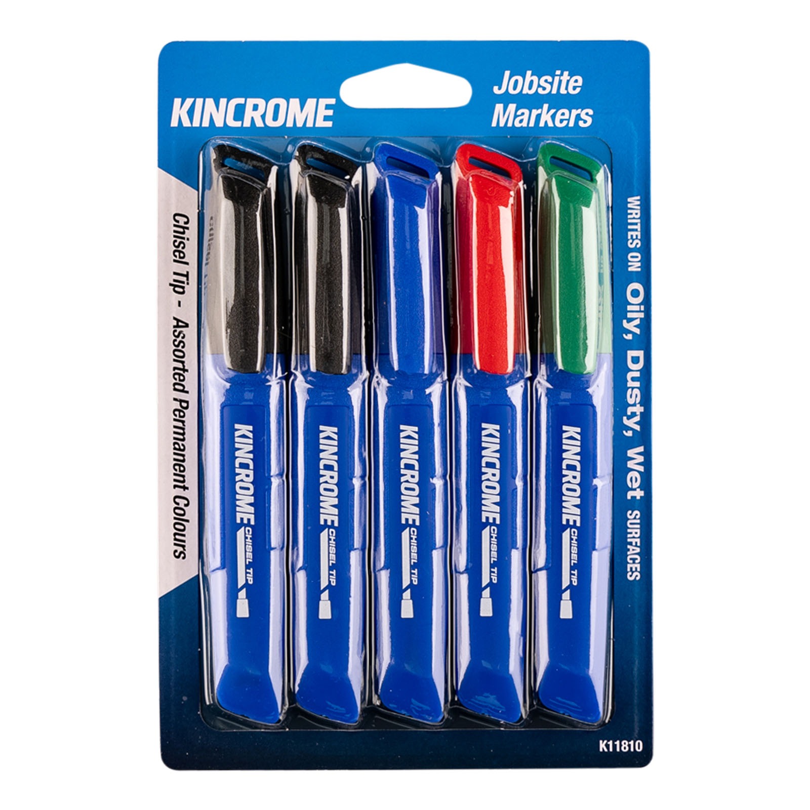 KINCROME K11810 MED C/PT MARKER 5PK - MIXED