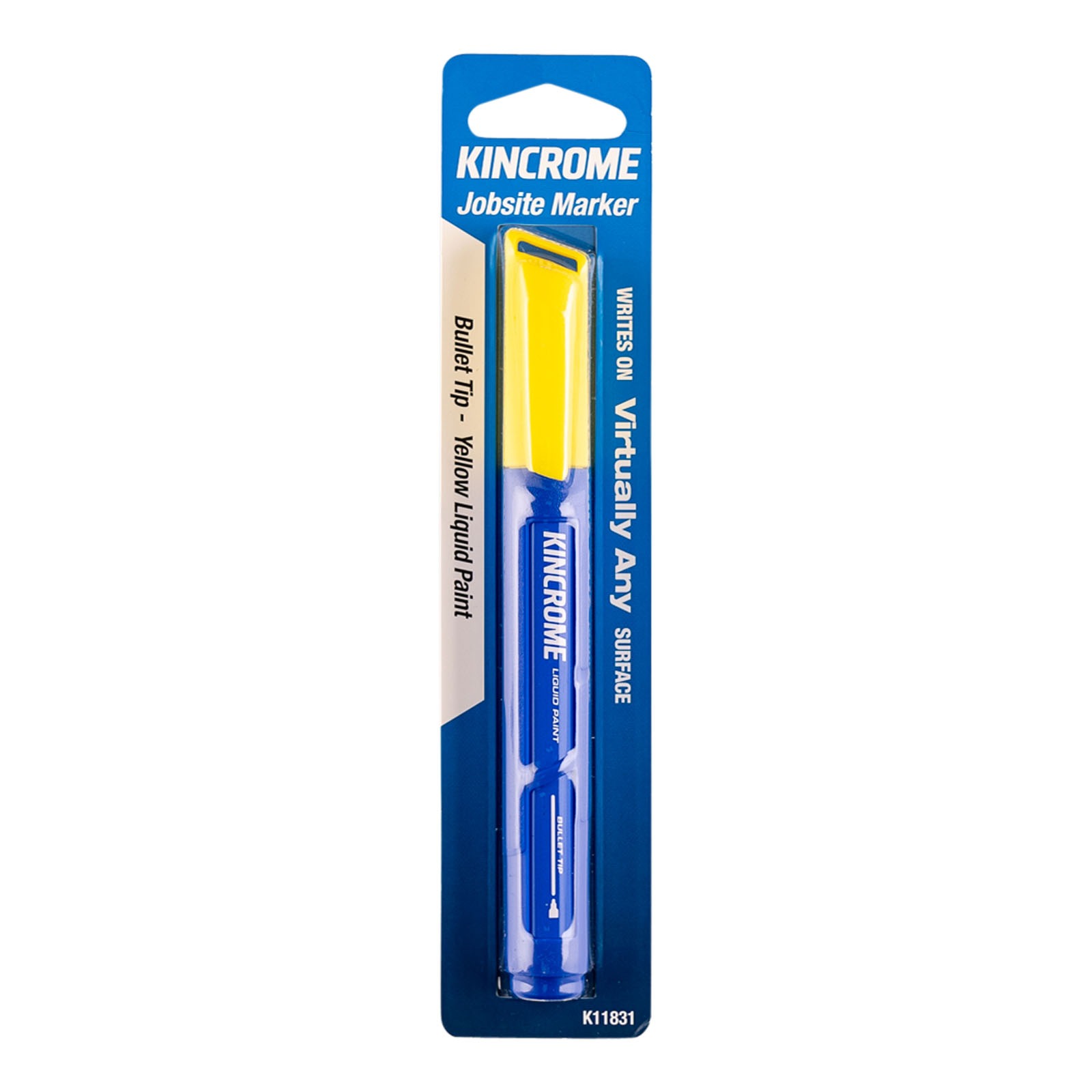KINCROME K11831 PAINT MARKER BUL PT 1PC - YEL