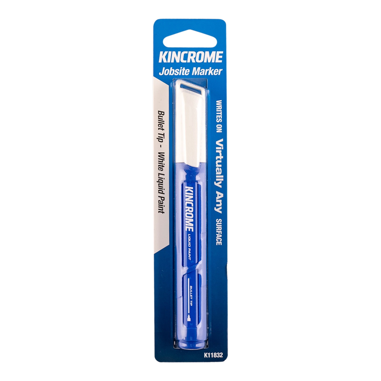 KINCROME K11832 PAINT MARKER BUL PT 1PC - WHT