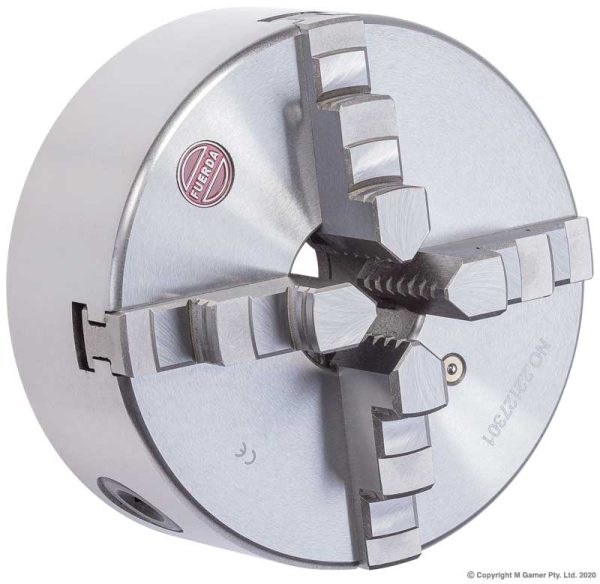 Fuerda - 4 Jaw Self Centering Lathe Chuck - 160mm