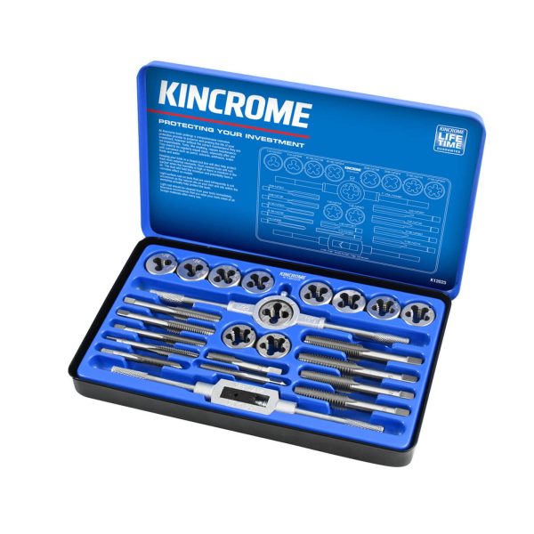 KINCROME K12025 24 PCE TAP & DIE SET IMPERIAL