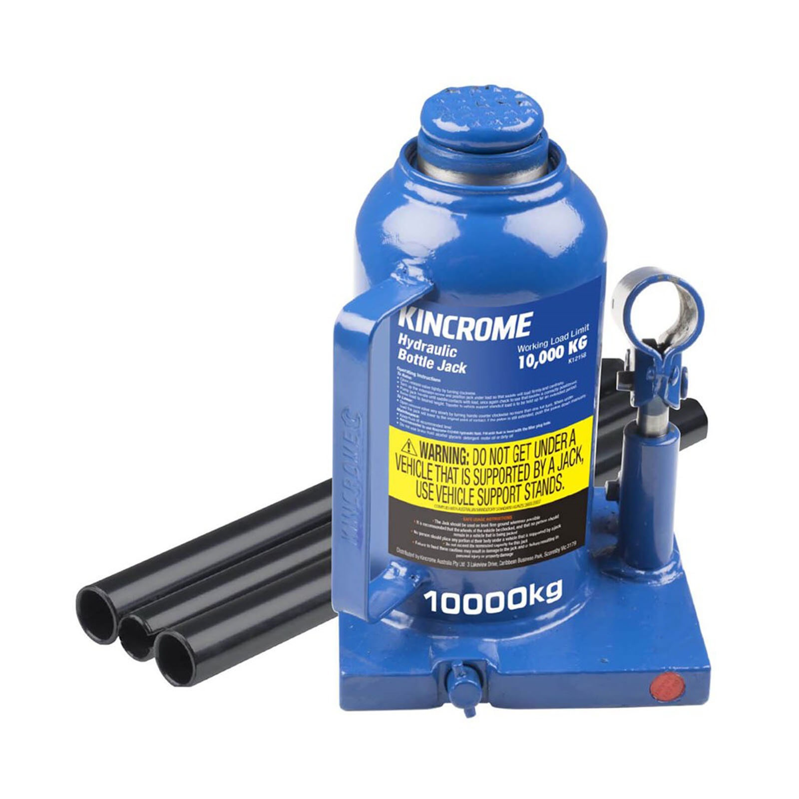 KINCROME K12158 BOTTLE JACK SQUAT 10T - WELDED