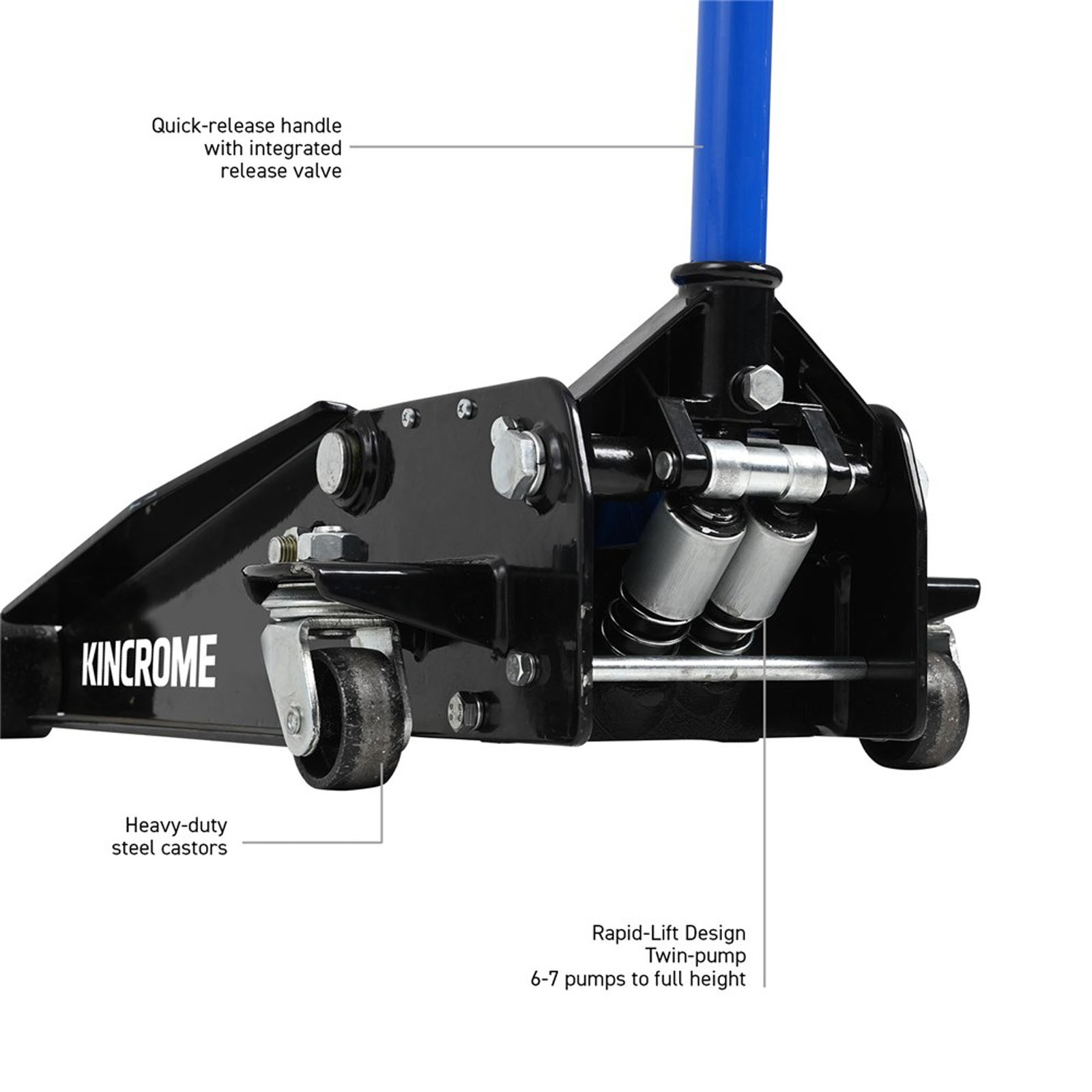 KINCROME K12162 2000KG GARAGE JACK - Image 3