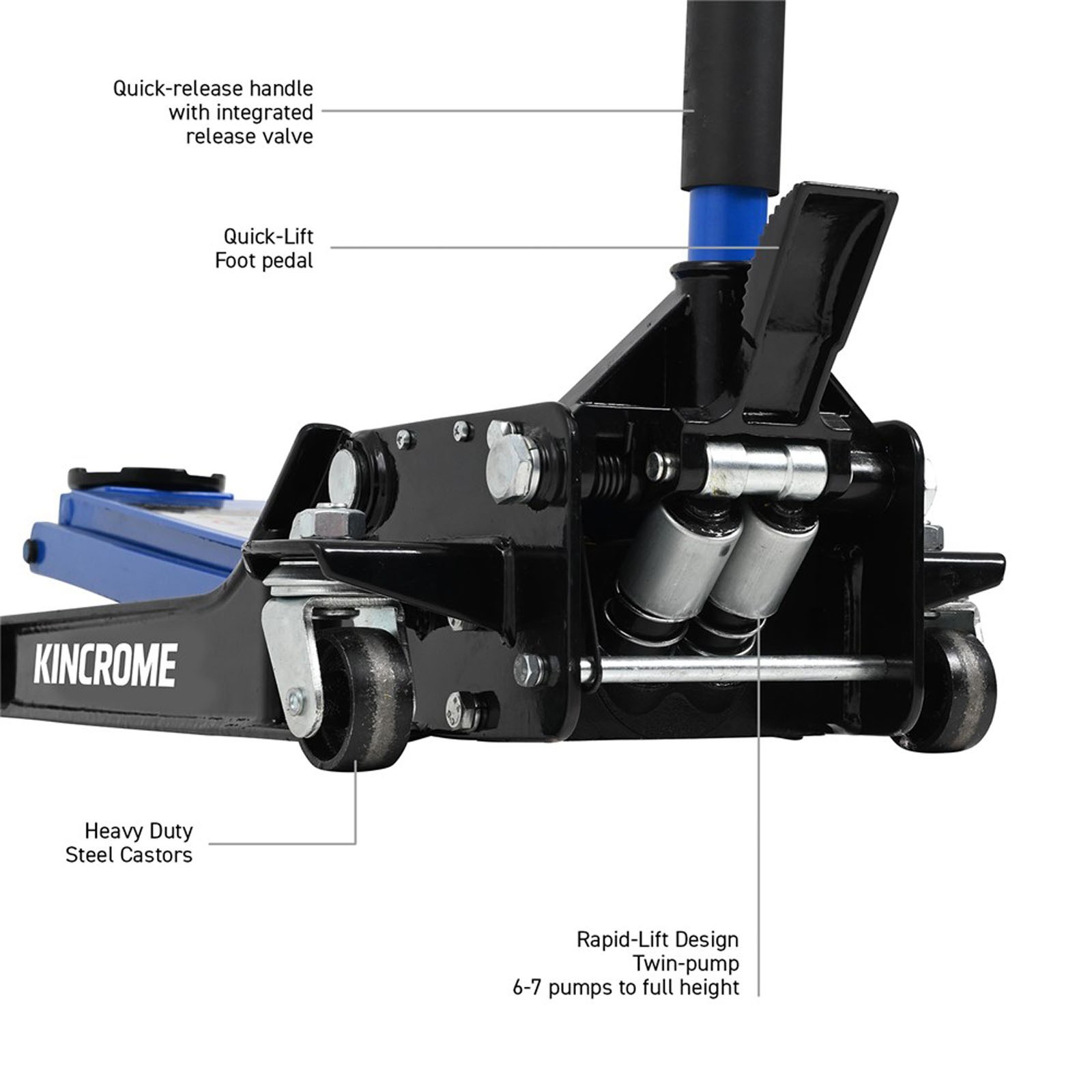 KINCROME K12164 1100KG SLP GARAGE JACK - Image 3