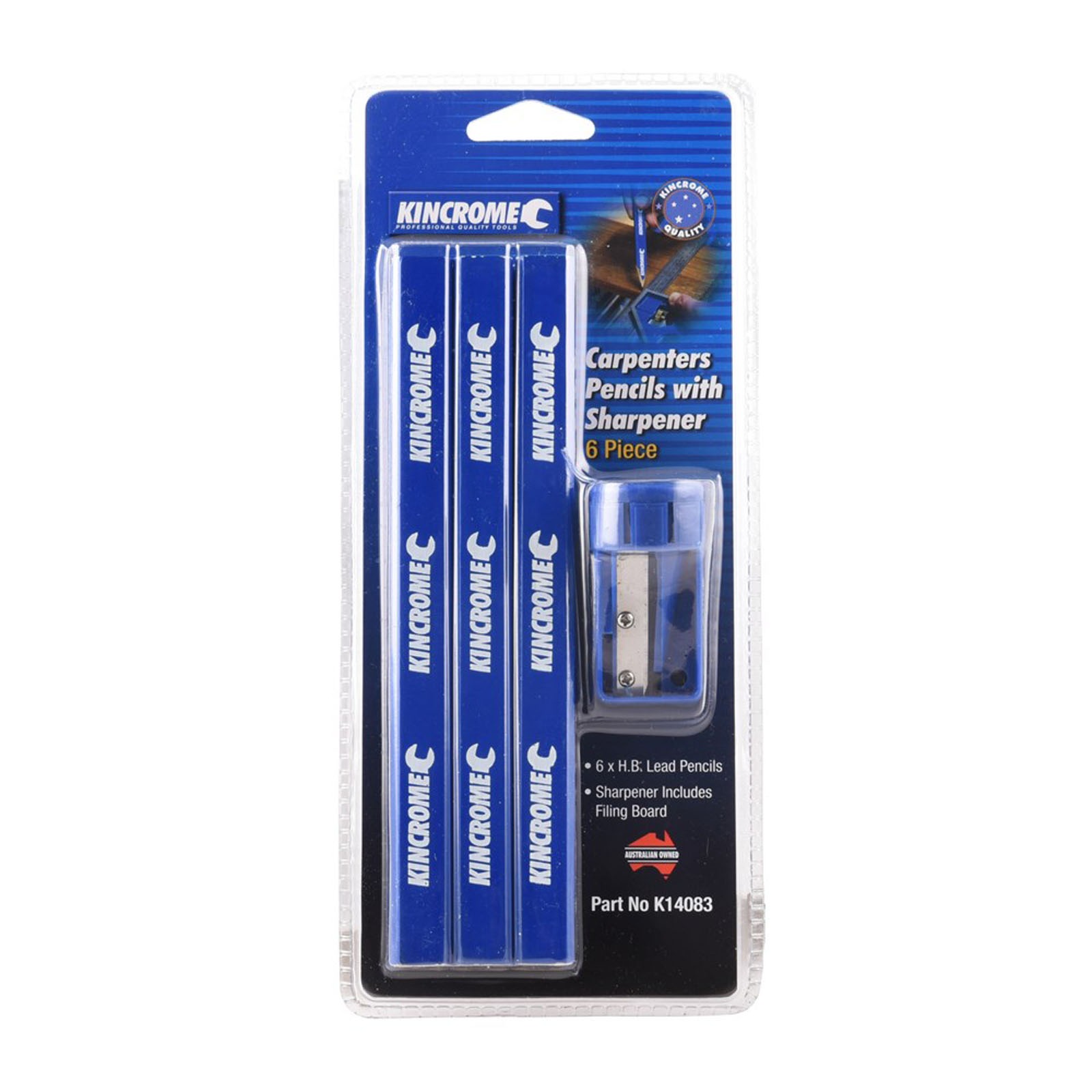 KINCROME K14083 7PC PENCILS W SHARPENER