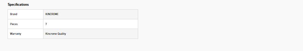 KINCROME K14083 7PC PENCILS W SHARPENER - Image 6