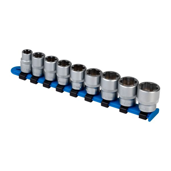 KINCROME K15002 DAMAGED BOLT EXTRACTOR KIT 9PC