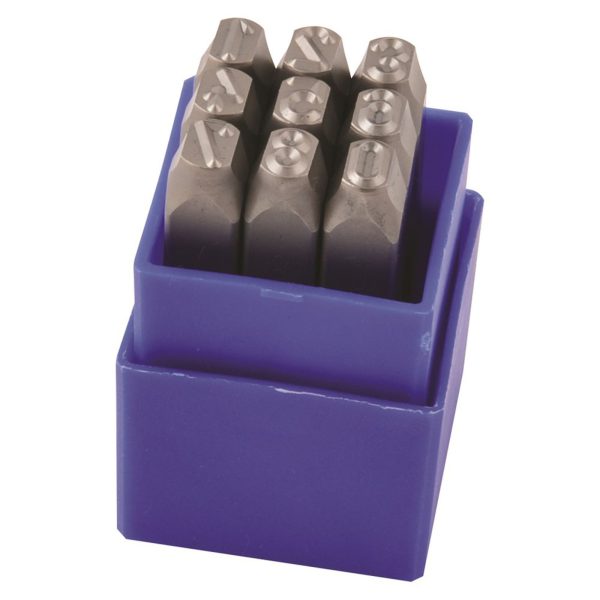 KINCROME K15004 NUMBER STAMP SET 8MM 9PC