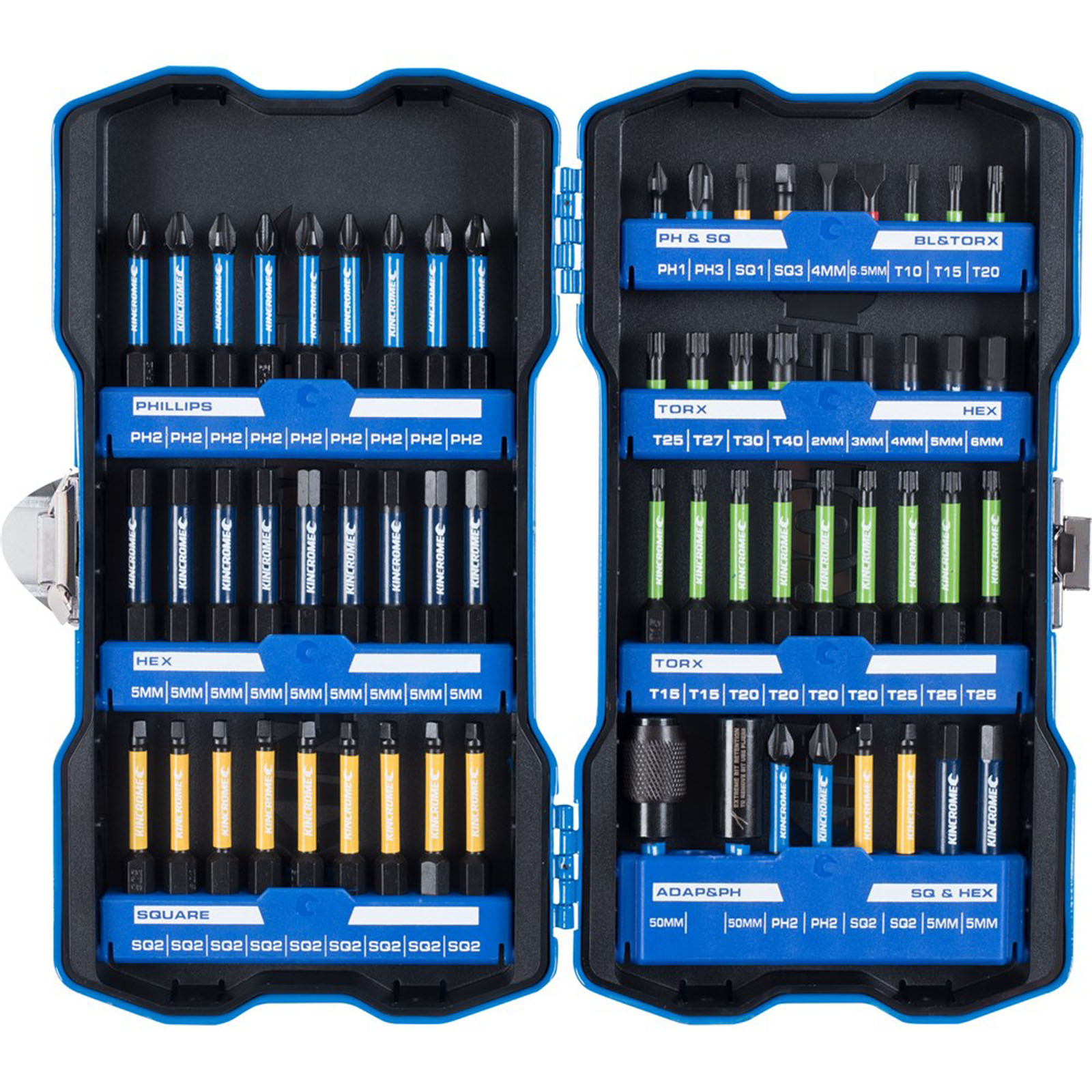 KINCROME K21012 62 PCE IMPACT BIT SET