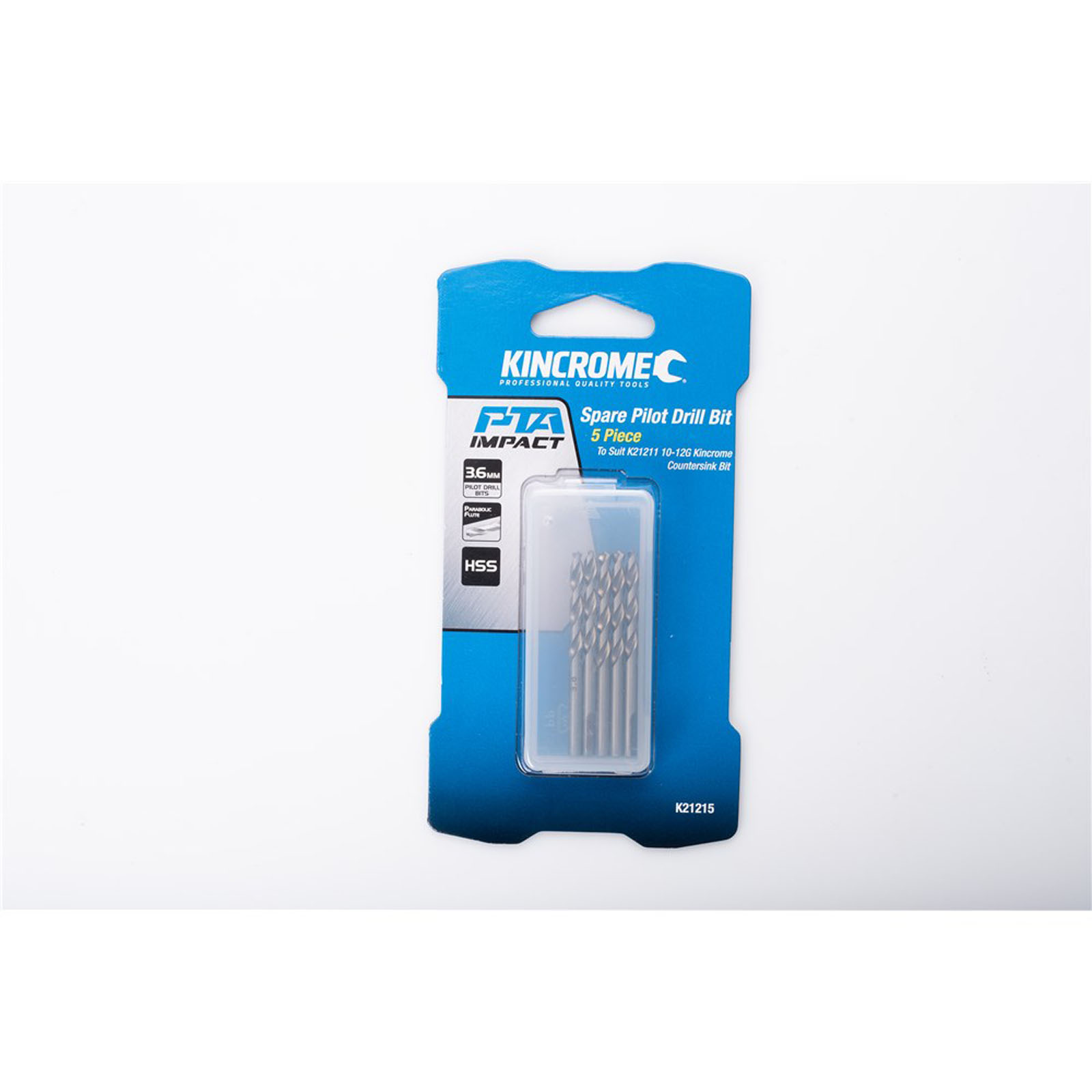 KINCROME K21215 COUNTERSINK DRILL BIT 3.6MM 5P